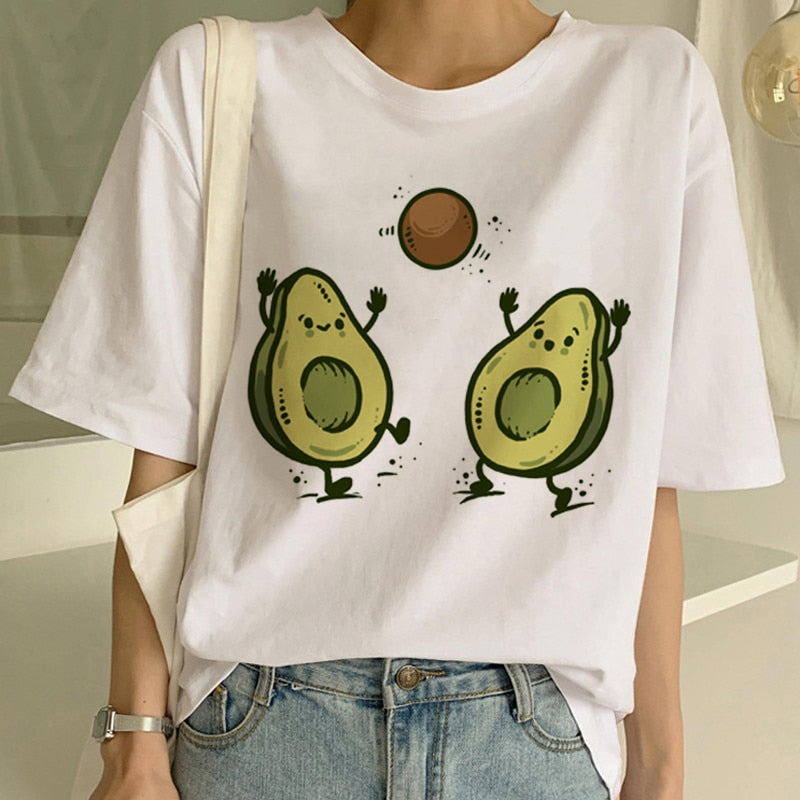 Vegan T Shirt Women Harajuku Kawaii Short Sleeve T-shirt