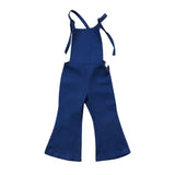New Fashion Toddler Kids Baby Girl Sleeveless Backless Strap Denim