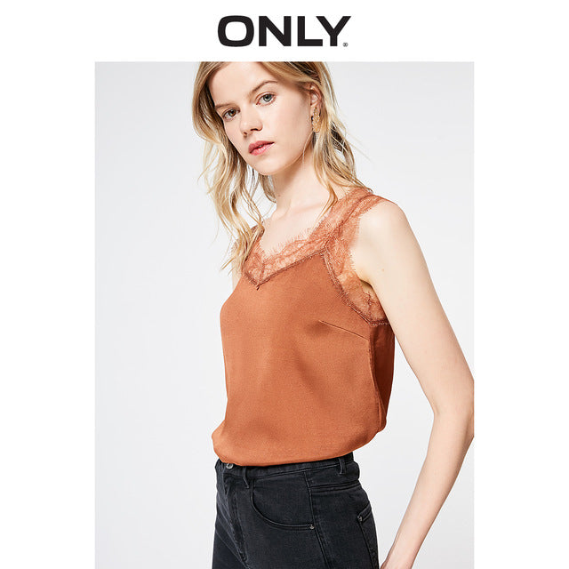 Women's Laced V-neckline Sleeveless lace Camisole