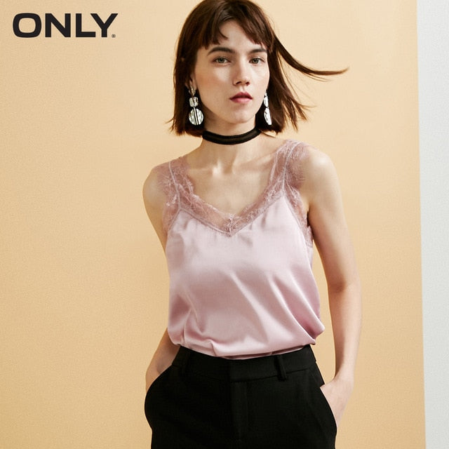 Women's Laced V-neckline Sleeveless lace Camisole