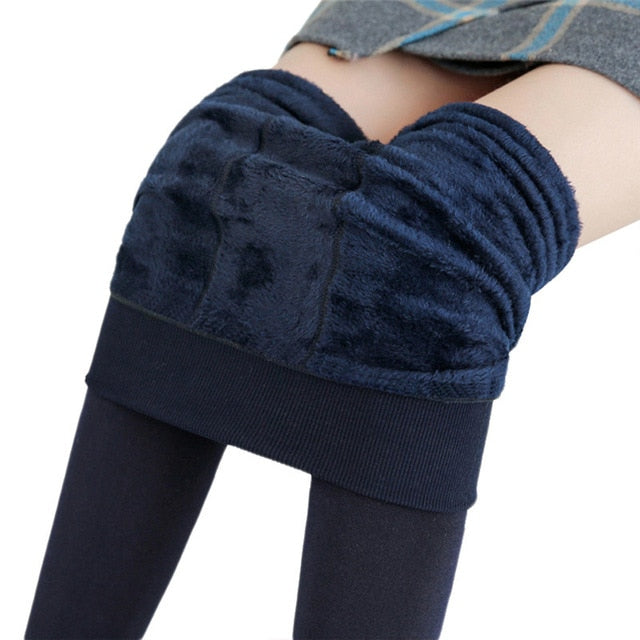 S-3XL Plus Size Warm Winter Leggings Women Warm Velvet Pants