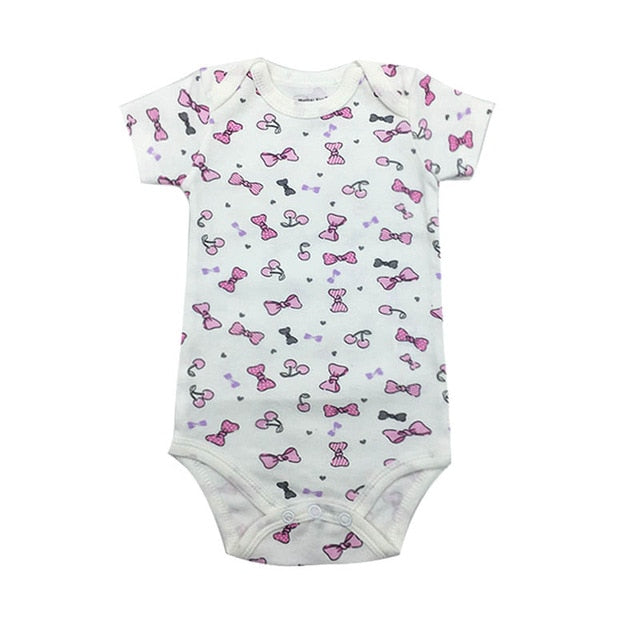 Baby Bodysuits Mommy Loves Me Print Body Baby Jumpsuit