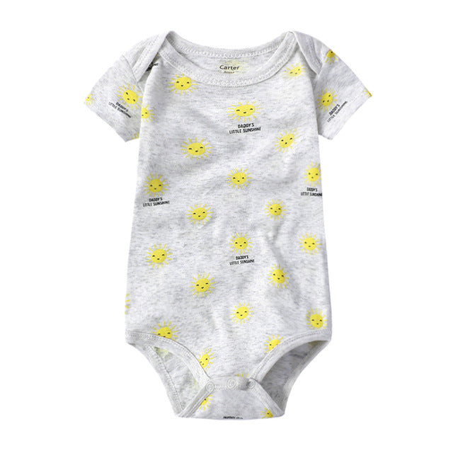 Baby Bodysuits Mommy Loves Me Print Body Baby Jumpsuit