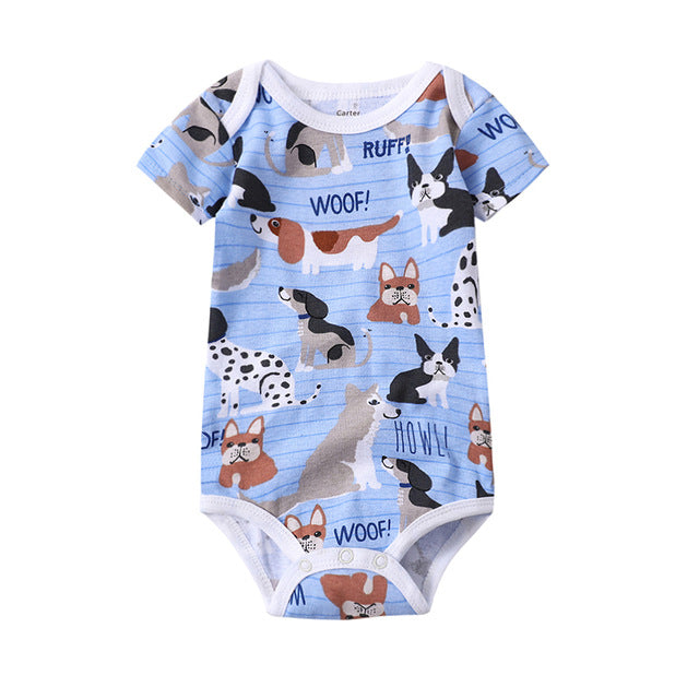 Baby Bodysuits Mommy Loves Me Print Body Baby Jumpsuit
