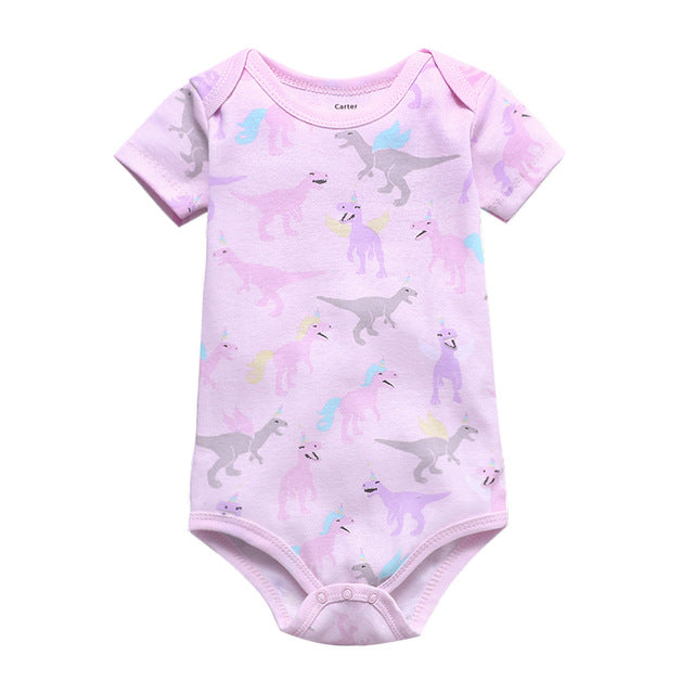 Baby Bodysuits Mommy Loves Me Print Body Baby Jumpsuit