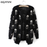 Women sweater knit wool sweater