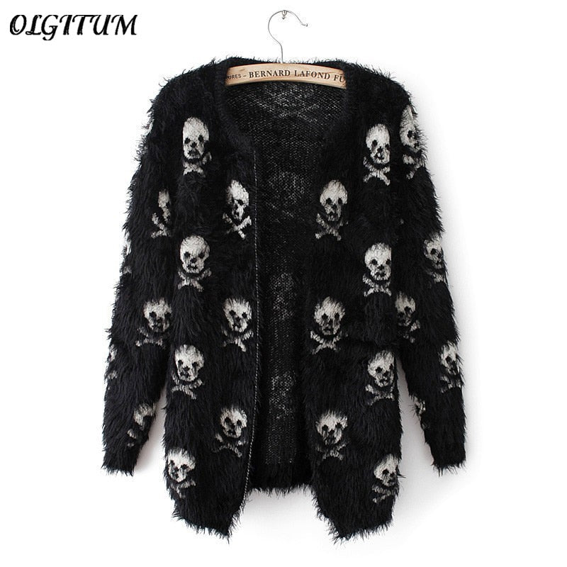 Women sweater knit wool sweater