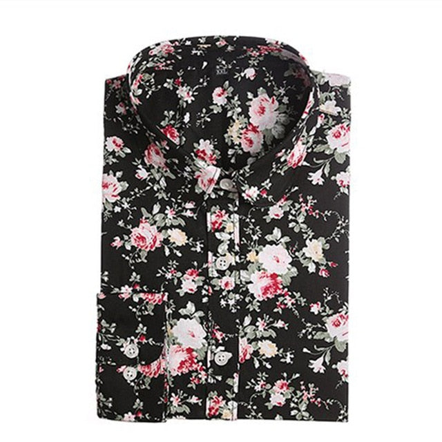 Women Blouses Long Sleeve Shirt Cotton