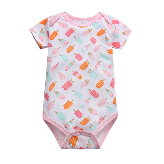 Baby Bodysuits Mommy Loves Me Print Body Baby Jumpsuit