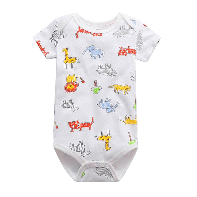 Baby Bodysuits Mommy Loves Me Print Body Baby Jumpsuit