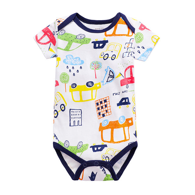 Baby Bodysuits Mommy Loves Me Print Body Baby Jumpsuit