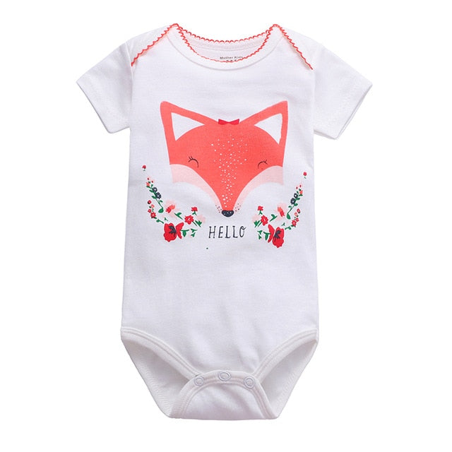 Baby Bodysuits Mommy Loves Me Print Body Baby Jumpsuit