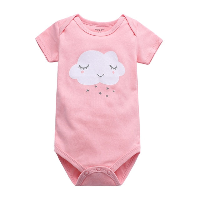 Baby Bodysuits Mommy Loves Me Print Body Baby Jumpsuit