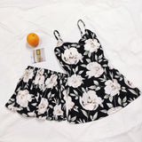 FallSweet Summer  Print Pajama Sets for Women Cotton