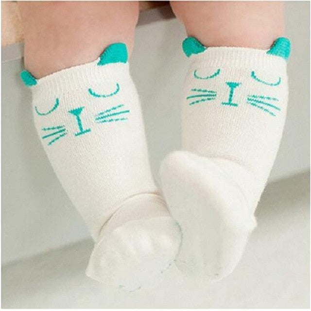 1 Pair Unisex Lovely Cute Cartoon Fox Kids baby Socks