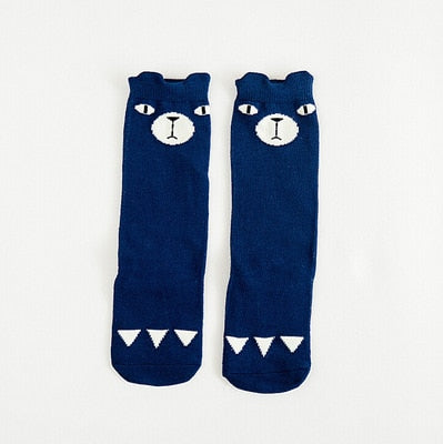 1 Pair Unisex Lovely Cute Cartoon Fox Kids baby Socks