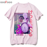 T Shirt Harajuk Tops t-shirt Sad Girl Retro Anime Men aesthetic