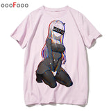 T Shirt Harajuk Tops t-shirt Sad Girl Retro Anime Men aesthetic