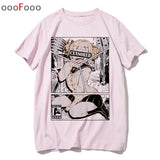 T Shirt Harajuk Tops t-shirt Sad Girl Retro Anime Men aesthetic