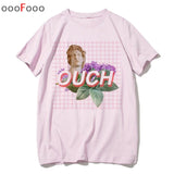 T Shirt Harajuk Tops t-shirt Sad Girl Retro Anime Men aesthetic