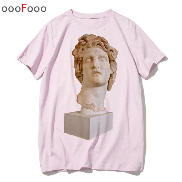 T Shirt Harajuk Tops t-shirt Sad Girl Retro Anime Men aesthetic