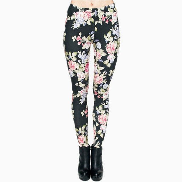 Brands Women Fashion Legging Aztec Round Ombre Printing legging