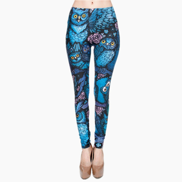 Brands Women Fashion Legging Aztec Round Ombre Printing legging
