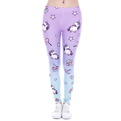 Brands Women Fashion Legging Aztec Round Ombre Printing legging