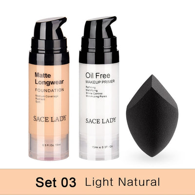 Professional Makeup Set Matte Foundation Primer Base Make Up Kit