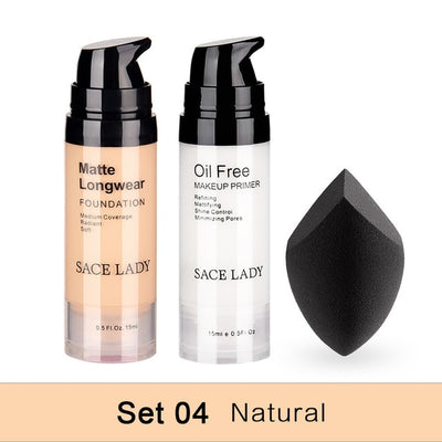 Professional Makeup Set Matte Foundation Primer Base Make Up Kit