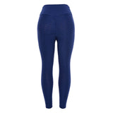Fitness Leggings Women Polyester Ankle-Length Standard Fold Pants