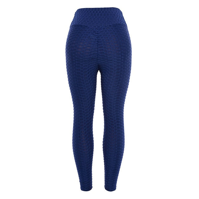 Fitness Leggings Women Polyester Ankle-Length Standard Fold Pants