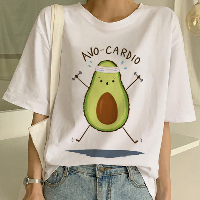 Vegan T Shirt Women Harajuku Kawaii Short Sleeve T-shirt