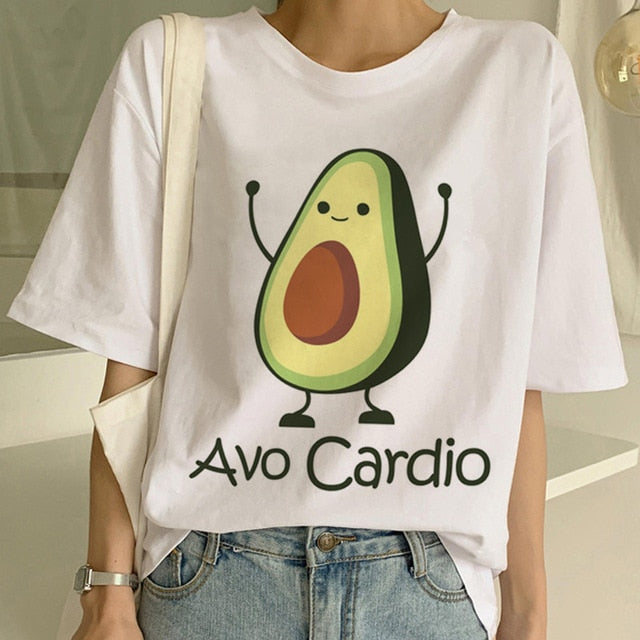 Vegan T Shirt Women Harajuku Kawaii Short Sleeve T-shirt