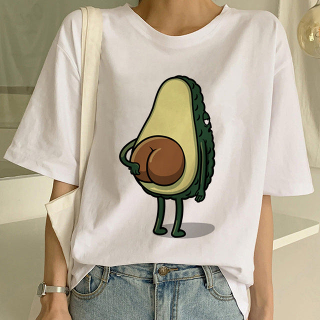 Vegan T Shirt Women Harajuku Kawaii Short Sleeve T-shirt