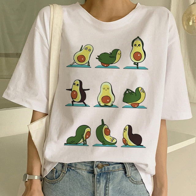 Vegan T Shirt Women Harajuku Kawaii Short Sleeve T-shirt