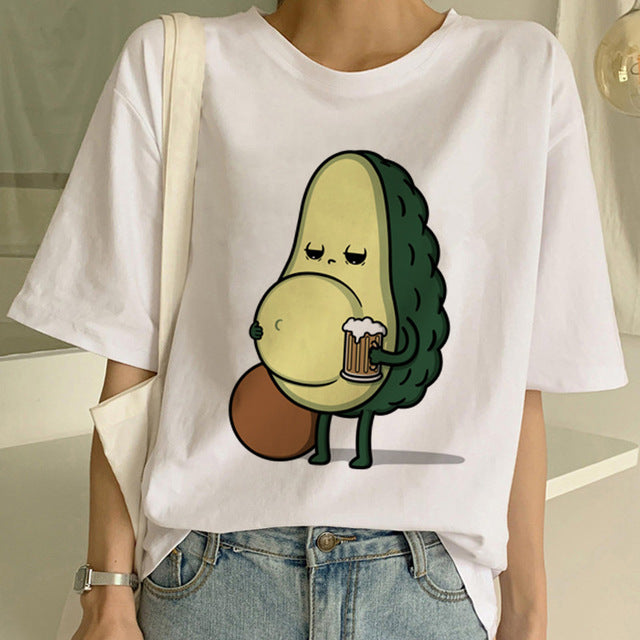 Vegan T Shirt Women Harajuku Kawaii Short Sleeve T-shirt