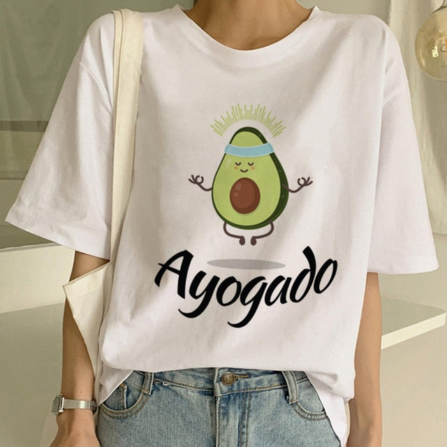 Vegan T Shirt Women Harajuku Kawaii Short Sleeve T-shirt