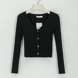 Misswim Sexy buttons knitted sweater cardigan