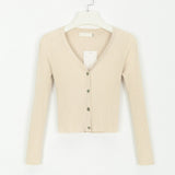 Misswim Sexy buttons knitted sweater cardigan