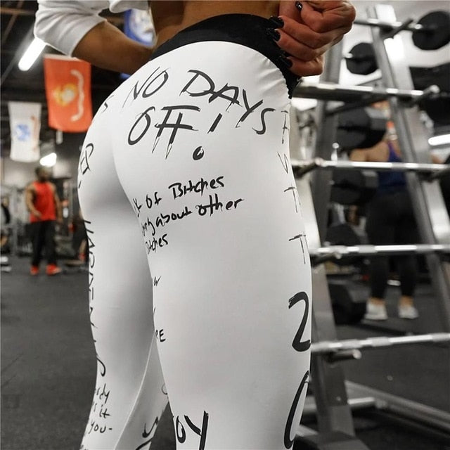 Women Slim Fitness High Waist Elastic Workout Leggings