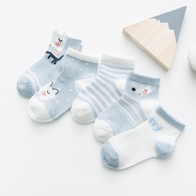 5 par/lote 0-2 y calcetines para bebés e infantes