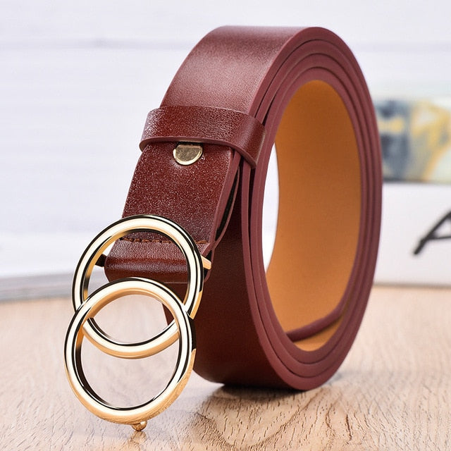Designer's famous brand leatherhigh quality belt