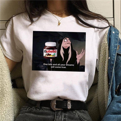 Print T Shirt Women 90s Harajuku Ullzang Fashion T-shirt