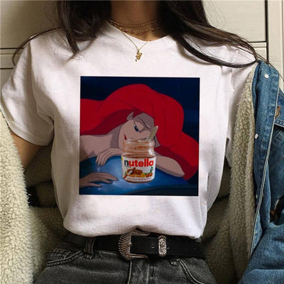 Print T Shirt Women 90s Harajuku Ullzang Fashion T-shirt