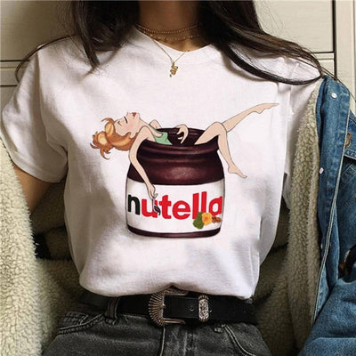 Print T Shirt Women 90s Harajuku Ullzang Fashion T-shirt