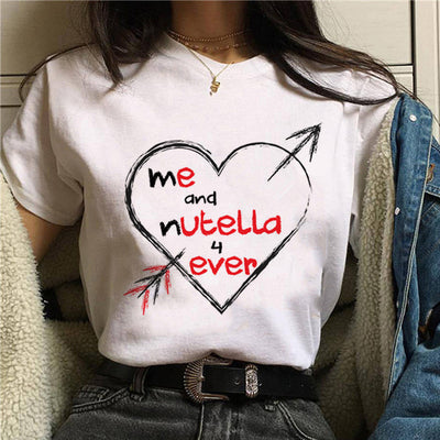 Print T Shirt Women 90s Harajuku Ullzang Fashion T-shirt