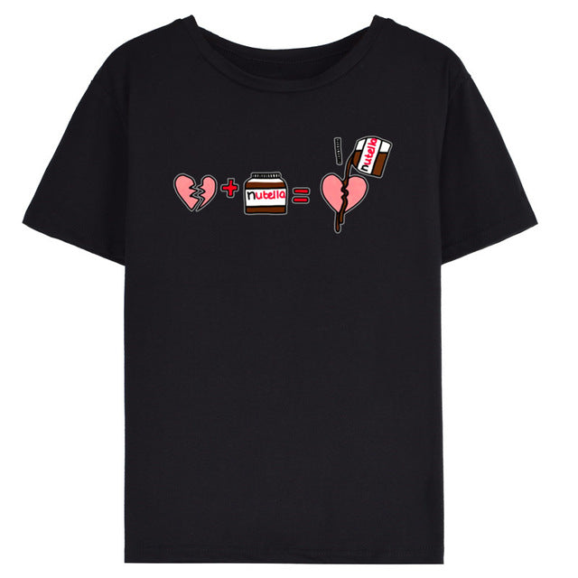 Print T Shirt Women 90s Harajuku Ullzang Fashion T-shirt