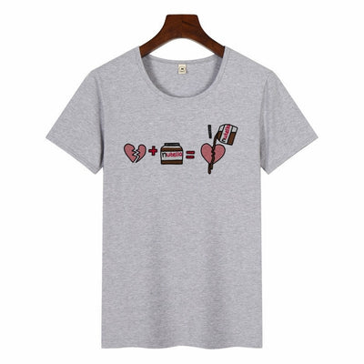 Print T Shirt Women 90s Harajuku Ullzang Fashion T-shirt