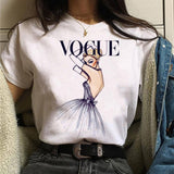 women fashion girls 90s tshirt harajuku ulzzang print Graphic summer